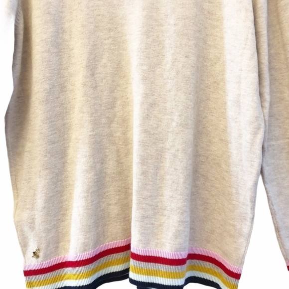 JOULES NWT Asha Rainbow Stripe Pullover Sweater Size 14 in Rainbow Heather - Picture 12 of 15